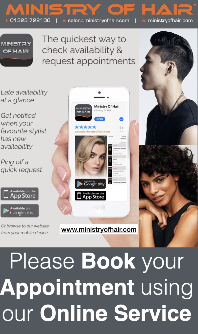 Ministry of Hair Eastbourne's Premier Hairdressing Salon